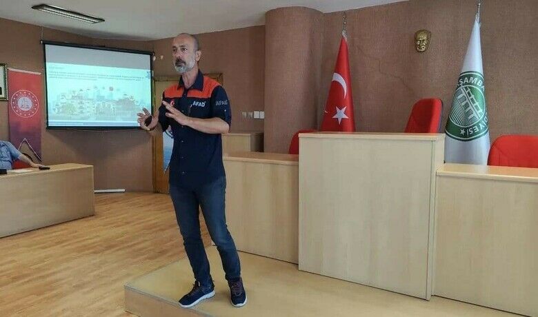 Yükümlülere yönelik doğal afetler semineri
