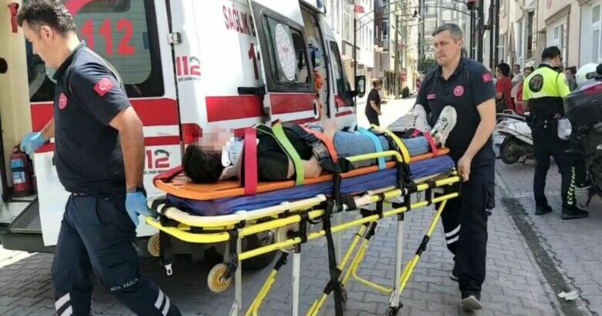 Bafra’da motosiklet kazası: 2 yaralı
