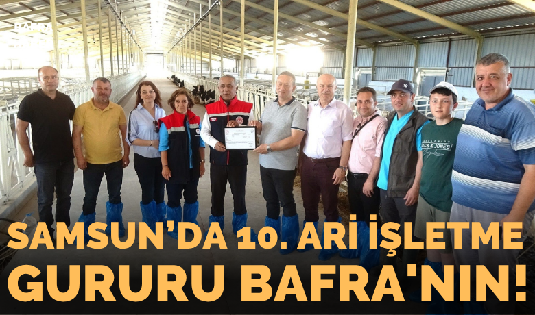 Samsun'un 10. Ari İşletme Gururu Bafra'nın!