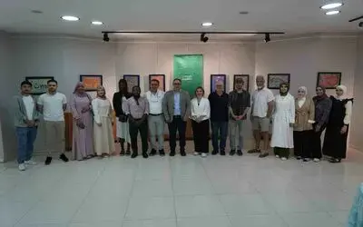 Uluslararası öğrenciler ebru ile Türk kültürüne dokundu

