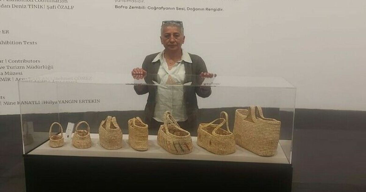 Bafra zembilleri göz kamaştırdı