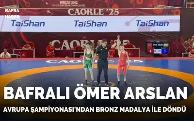Bafralı Ömer Arslan Avrupa Şampiyonası'ndan Bronz Madalya İle Döndü