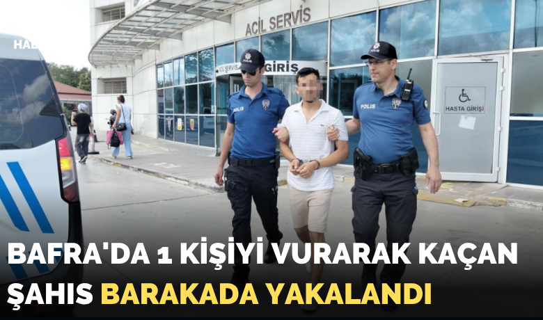 Bafra’da 1 kişiyi vurarak kaçan şüpheli yakalandı
