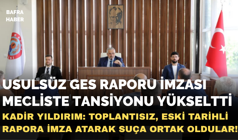 Usulsüz Ges Raporu İmzası Mecliste Tansiyonu Yükseltti
