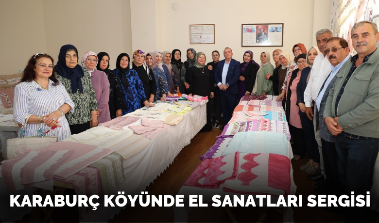 El emeği ürünler bu sergide