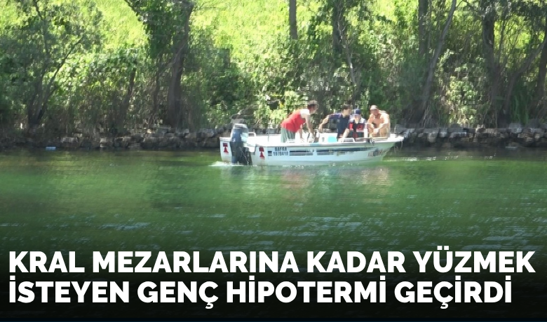 Bafra’da Kızılırmak'ta hipotermigeçiren genç kurtarıldı