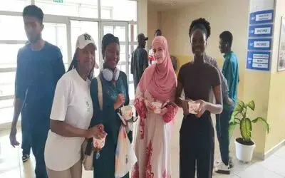 OMÜ Yaşam Merkezi’nde aşure ikramı
