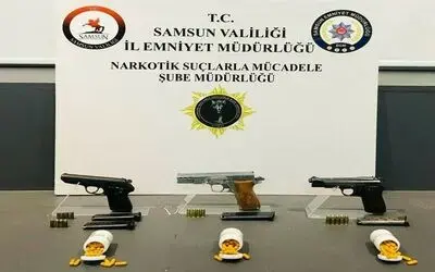 Samsun’da silah ve uyuşturucu ele geçirildi: 2 gözaltı
