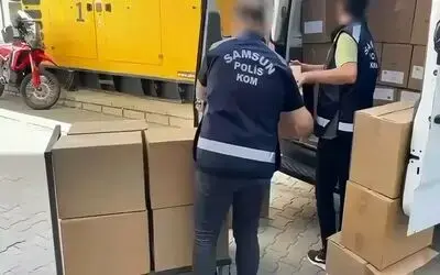 Samsun’da takip sonucu durdurulan araçta 1 milyon 610 bin kaçak makaron ele geçirildi
