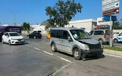 Samsun’da hafif ticari araç otomobille çarpıştı: 1 yaralı
