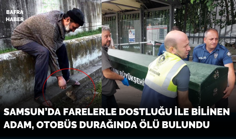 Farelerle dostluğu ile bilinenadam, otobüs durağında ölü bulundu