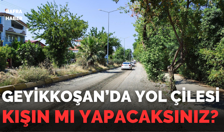 Geyikkoşan Yolu Toz İçinde! - Samsun’un Alaçam ilçesi Geyikkoşan yolu toz toprak içinde…