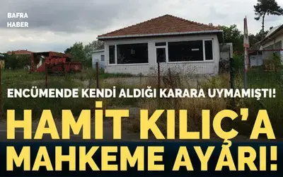 Hamit Kılıç’a Mahkeme Ayarı!