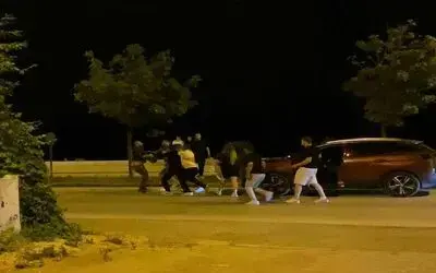 Atakum’da gergin anlar
