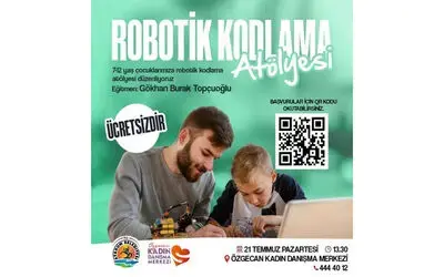 Atakum’da çocuklara yönelik robotik kodlama atölyesi
