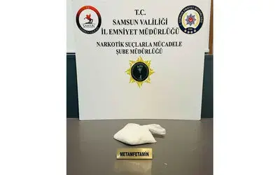 Samsun’da uyuşturucuyla yakalanan şahıs gözaltına alındı
