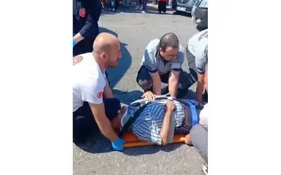 Samsun’da otomobilin çarptığı yaşlı adam yaralandı
