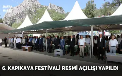 6. Kapıkaya Festivali Resmi Açılışı Yapıldı