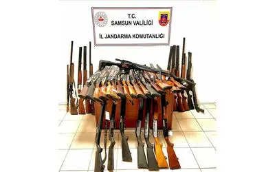 Jandarmadan silah operasyonu: 37 tüfek ele geçirildi

