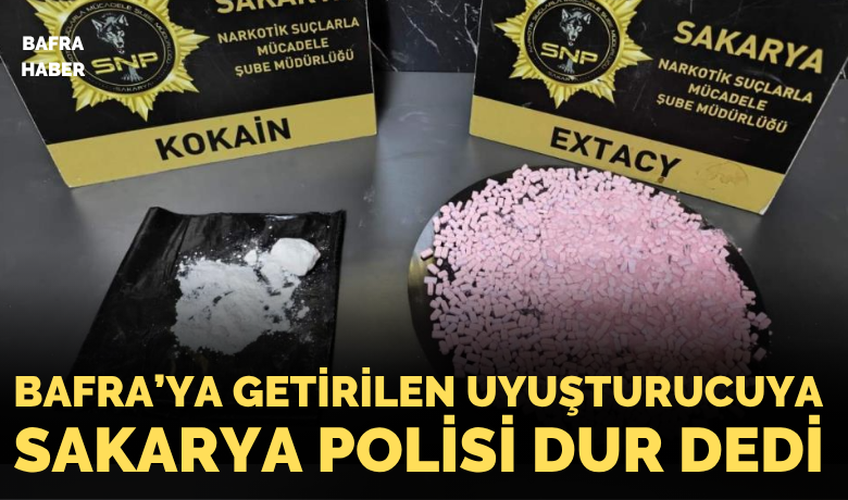 Bafra'ya Uyuşturucu Getirirken Yakalandılar!