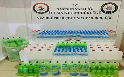 Samsun’da etil alkol, uyuşturucu ve mermi ele geçirildi
