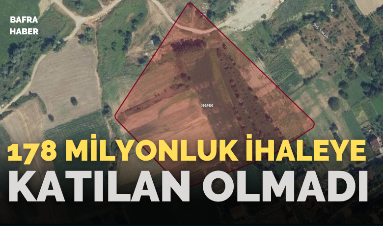 Bafra Belediyesi’nin DevArsa İhalesi İptal Edildi! - Bafra Belediyesi tarafından Bahçeler (Tapuda Aktekke) Mahallesi'nde satışa sunulan ve depolama alanı imarlı 35 dönümlük arsanın ihalesi, katılım olmaması nedeniyle iptal edildi. 
