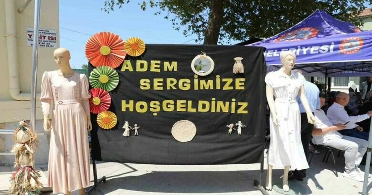 ADEM kursiyerlerinin ürünleri sergilendi

