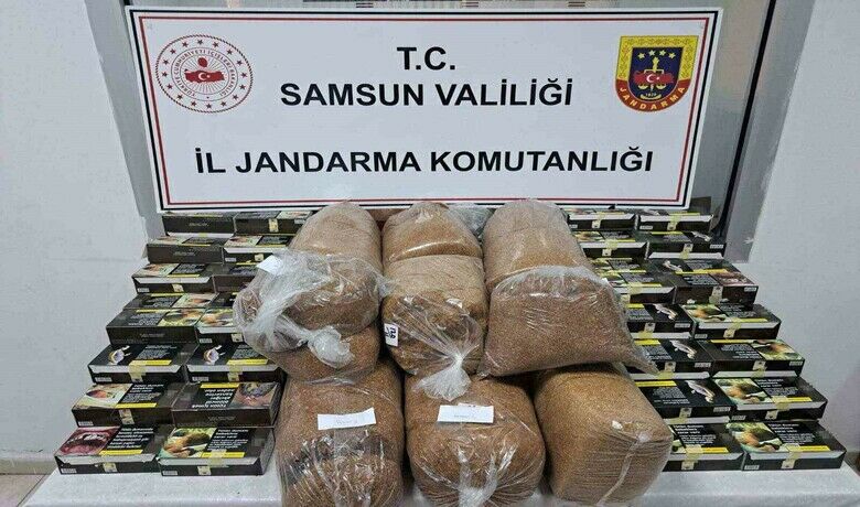 Jandarma 25 bin 600 kaçak makaron ele geçirdi
