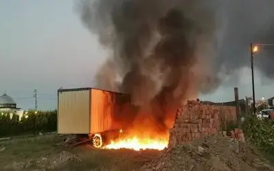 Gazipaşa Mahallesi'nde Havai Fişek Yangını