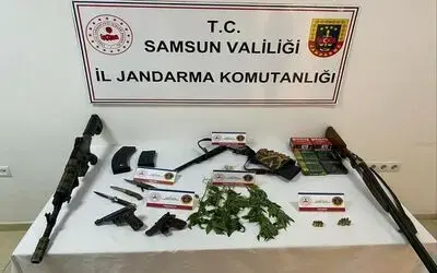 Samsun’da silah operasyonu: 5 kişi yakalandı
