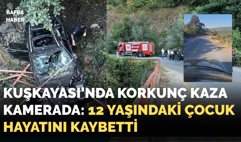 Kuşkayası’nda Korkunç Kaza Kamerada:12 Yaşındaki Çocuk Hayatını Kaybetti