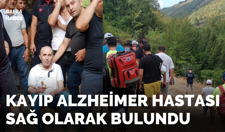 Kayıp Alzheimer hastası sağ olarak bulundu