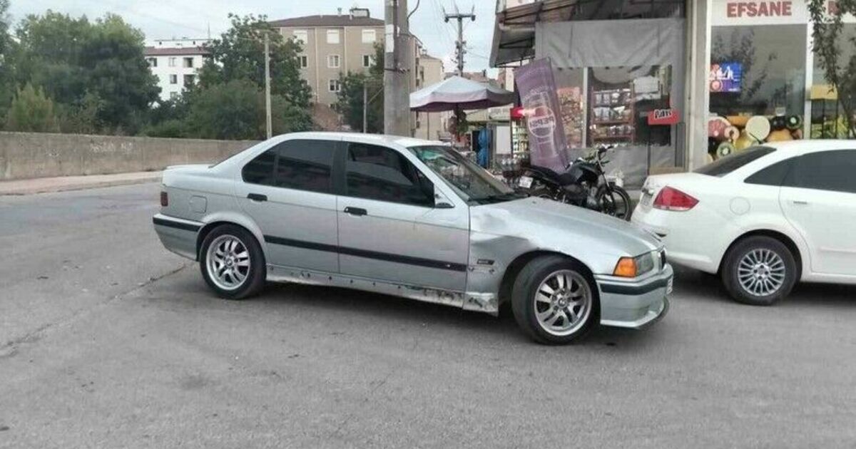 Bafra’da otomobil motosikletle çarpıştı: 1 yaralı
