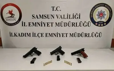 Samsun’da düğünde tabancayla ateş açan 2 kişi yakalandı
