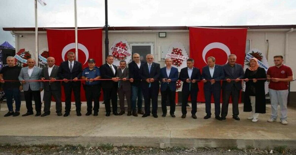 Bafra’da kamyon ve tır garajı hizmete açıldı