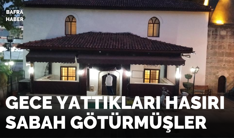 Bafra’da camiden hasırhırsızlığı şüphelileri yakalandı