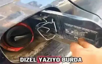 Akaryakıt istasyonunda sürücüye şok: Dizel araca benzin koydular
