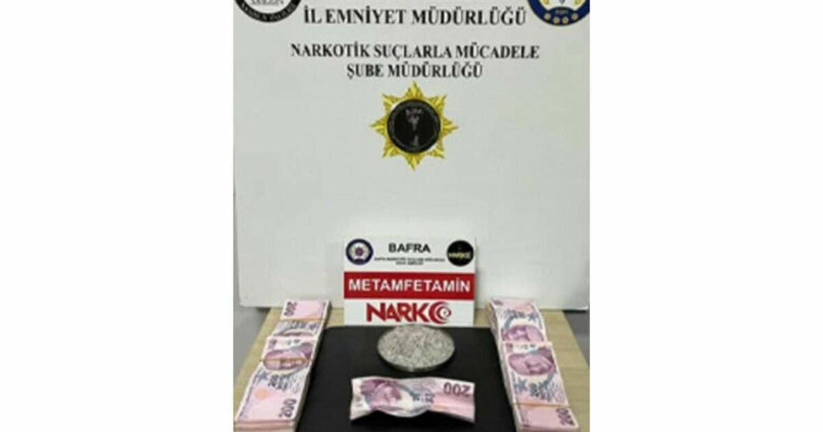 Bafra’da uyuşturucu operasyonu: 2 tutuklama