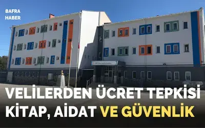 Şehit Burak Perçin İlkokulu’nda Velilerden Ücret Tepkisi