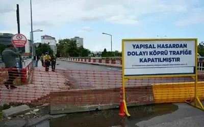 Samsun’da köprü kapatıldı: "Ayaklarda korozyon var"
