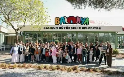 Balonya özel misafirlerini ağırladı
