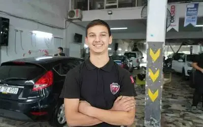 Samsun’da yılın çırağı Emrullah: "Sanayiye başlayacaklar korkmasın"
