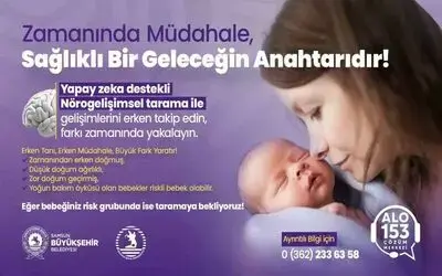 Riskli bebeklere yapay zeka destekli erken müdahale
