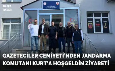 Gazeteciler Cemiyetinden Jandarma Komutanı Benal Kurt’a Ziyaret