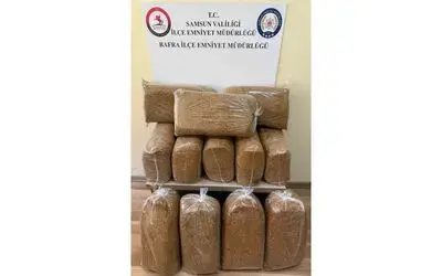 Bafra’da kaçak tütün operasyonu: 60 kilo tütün ele geçirildi
