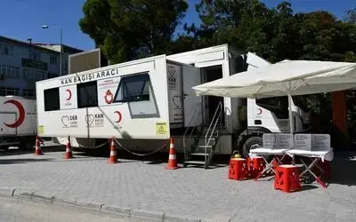 Vezirköprü’de Kızılay’a kan bağışı
