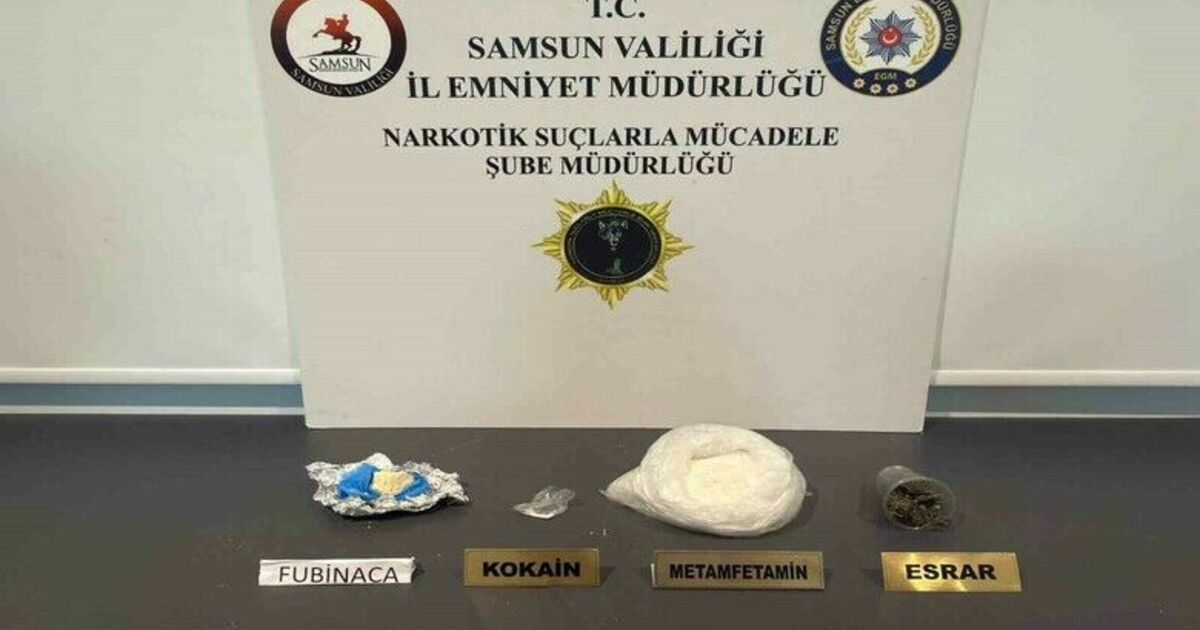 Samsun’un 4 ilçede eş zamanlı uyuşturucu operasyonu: 9 gözaltı
