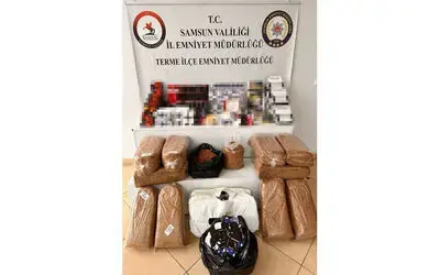 Samsun’da kaçak tütün mamulleri operasyonu
