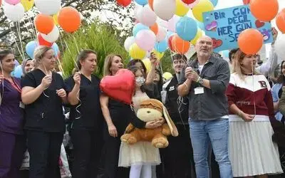 Lösemiyi yenen Kübranur’un mutluluğu gökyüzüne taşındı
