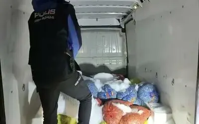 Samsun polisinden kaçak midye operasyonu
